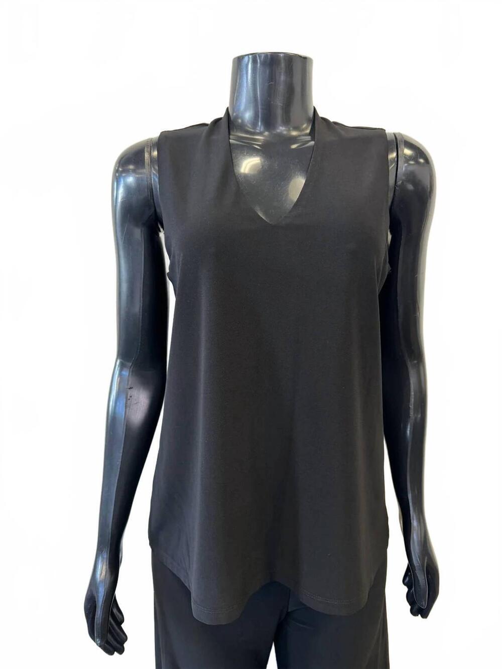 NEW BALI women's v-neck tank top in black